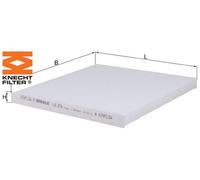 KNECHT LA876 Filter für Innenraumluft Innenraumfilter Filter Innenraum