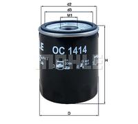Mahle Ölfilter Ø 76 mm (OC 1414) für Ford Transit V363 Custom V362 Tourneo