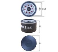 MAHLE OC 467 - Ölfilter