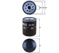 Ölfilter Mahle Original OC 981