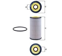 KNECHT Ölfilter Ø64mm für AUDI Q5 SQ5 TDI Mild Hybrid quattro A6 C8 S6 Allroad 55 A7 S7 A5 S5 A4 B9 S4 50 3.0 45