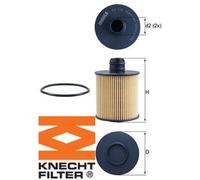 Ölfilter MAHLE KNECHT OX 779D