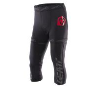 Leatt Knee Brace Shorts, schwarz/rot, Größe M/L