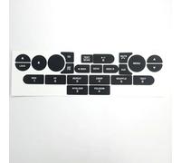 Knopf Aufkleber Auto Kompatibel Mit Ford Für Mustang 2005 2006 2007 2008 2009 Auto Armaturenbrett Radio-Bedientaste Abgenutztes Peeling-Reparaturset Abziehbilder Aufkleber Zubehör