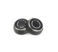 Knopf Reparatur Aufkleber Kompatibel Mit Porsche Für Cayenne Für Macan Für Panamera 2011-2016 2017, Auto-Mittelkonsole, Audio-Lautstärkeregler-Abdeckung, CD-Steuerschalter-Taste 2059056811(1 Pair)