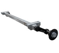 KNOTT Achse 750 kg ungebremst 1380 mm 1880 mm 4x100 für PKW Anhänger