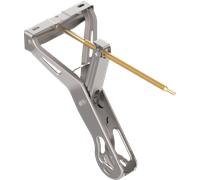 Knott Ausdrehstütze mit 1000 kg Tragkraft lang silber lang