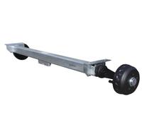 KNOTT gebremste Achse 1350 kg 1500 mm 1950 mm 4x100 für schwere Anhänger