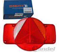 Knott Lichtscheibe Ersatzglas Rechts - Heckleuchte Rückleuchte Humbaur Anhänger Knott: 412861.001