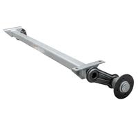 KNOTT ungebremste Achse 750 kg 1400 mm 4x100 für breite PKW-Anhänger
