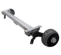 KNOTT VGB13 gebremste Achse für schwere Anhänger und Autotransporter 1350kg 1400mm 1800mm 5x112