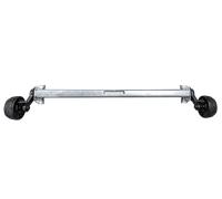 KNOTT VGB13 gebremste Achse für schwere Anhänger und Autotransporter 1350kg 1500mm 1950mm 4x100