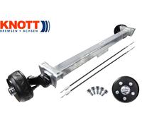 Knott VGB13 M 1350kg 1,35t Gummifederache Auflage 1300mm 5x112 gebremst Anhänger