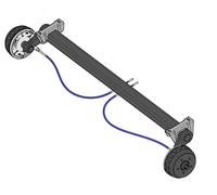 Knott VGB13 M 1350kg 1,35t Gummifederache Auflage 1300mm 5x112 gebremst Anhänger