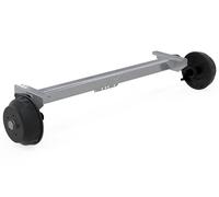 KNOTT VGB18MV gebremste Achse für schwere Anhänger und Autotransporter 1800kg 1600mm 2070mm 5x112