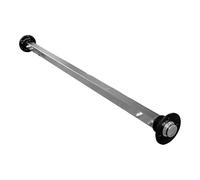 KNOTT VR7 Ungebremste Starrachse Anhängerachse 750 kg 4x100 Lochkreis 1240 mm Lochabstand 1580 mm Nabenabstand Blattfeder Achse verzinkt Kompaktlager für PKW Anhänger Transportanhänger