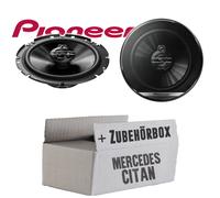 Koaxial Lautsprecher Pioneer für Mercedes Citan Front Tür Boxen Einbauset PKW