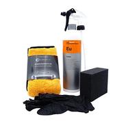 Koch Chemie 1000ml Eulex Klebstoff & Fleckentferner Spray Set (Sprühkopf + Tuch + Schwamm + Handschuhe)