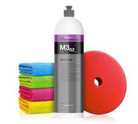 Koch Chemie Auto Politur Set Micro Cut Schleifpolitur M3.02 Polierpad Tücher 1L