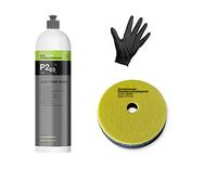 Koch Chemie Lack-Polish violett 1000ml P2.03 abrasive Hochglanz Politur Fine Cut Set (3-Teilig)