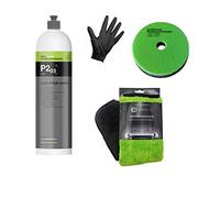 Koch Chemie Lack-Polish violett 1000ml P2.03 abrasive Hochglanz Politur Set (4-Teilig) Veteranicar