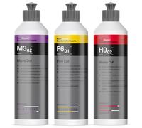 Koch Chemie - Politur Set 3x 250ml - Heavy Cut bis Micro Cut Autopolitur