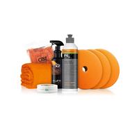 Koch Chemie Politur Set ONE STEP 3x Polierpads Mikrofaser Klebeband Entfetter