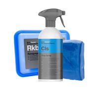 Koch Chemie Reinigungsknete blau Rkb mild 200g & CLS Clay Spray 500ml | Lack