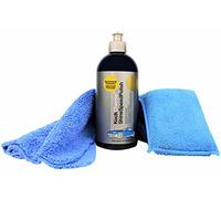 Koch Chemie Shine Speed Polish | Politur | Hochglanzpolitur | Autopolitur 500 ml | MC Microfasertuch und Polierschwamm