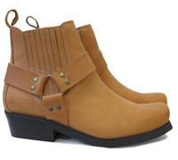 Kochmann Motorrad Stiefel Gr. 40 City Biker Biker Chopper Kurzstiefel braun