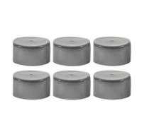 KOCKSHION 6 Stück Gummi Lagerdeckel für Anhänger Radlager mit Fett Schutzkappe Feuchtigkeitsbeständig und Vielseitig Einsetzbar für Wohnwagen Ersatzteile