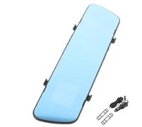 KOCKSHION Schwarze Spiegel Dashcam fürs Auto mit Rückfahrkamera Dünnes Design aus Kunststoff und Metall Parküberwachung für Sicheres Einparken und Rückwärtsfahren