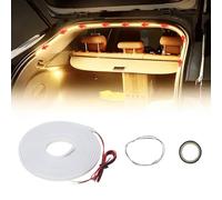 Kofferraum Lichtstreifen - 2M Kofferraumbeleuchtung mit Dynamic Flowing Car Trunk, LED Band mit automatischem Sensor, Ambientebeleuchtung Auto Innenraum Kofferraum, wasserdichtes für 12V Fahrzeuge