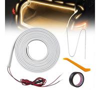 Kofferraum Lichtstreifen 4M, Universal Car Trunk Light Strip, Auto Led Kofferraumbeleuchtung Led Band Streifen, Automatischer Sensor Tail Box Light Strip für Auto Kofferraum Beleuchtung(Warmweiß)
