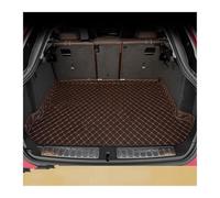 Kofferraum Schutzmatte Für Polestar 2 2019-2024 Auto Stamm Matte Cargo-Liner Teppich Innen Zubehör Abdeckung Antirursch Kofferraummatte(Kaffee)