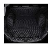 Kofferraum Schutzmatte Für Skoda Für Karoq 2018-2022 Für Kamiq Für Kodiaq 2019-2023 PU Leder Angepasst Kofferraum Matte Zubehör Teppich Protektormatten(All Black A)