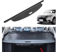 Kofferraumabdeckung Vorhang für Mitsubishi Outlander 2013-2018, Einziehbarer Hintere Kofferraum Hutablage, Schattenschutz Privatsphäre Vorhang