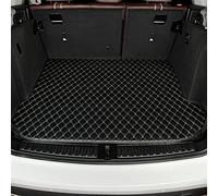 Kofferraummatte Aus PU-Leder Für Peugeot 3008 2018-2022 Innendetails Autozubehör Kofferraum(Schwarzbeige)
