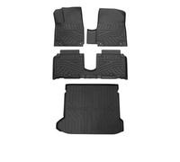 Kofferraumwanne Für Hyundai Für Ioniq 5 2022-2024 Unbewegliche/Bewegliche Konsole Allwetter-Bodenbeläge Kofferraummatte Heckablage TPE-Matten(4PCS Movable)