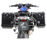 Kofferträgerset Cutout inkl. Xplorer Cutout Kofferset für BMW R1250GS 2018-2023 (Kofferfarbe: schwarz)