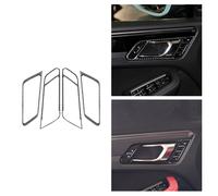 Kohlefaser aufkleber Autotürgriff-Rahmenverkleidung für Porsche Macan 2014-2019