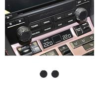 Kohlefaser Aufkleber Mittelkonsole Knaufabdeckung für Porsche 718 2016-2022