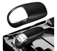 Kohlefaser Innen-Getriebeschalter-Kopf-Abdeckung Schwarz für Audi A8 2011-2017
