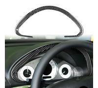 Kohlefaser-Rahmenabdeckung, Zierleisten-Aufkleber, Zubehör, Dekoration, kompatibel mit Mercedes Benz E-Klasse W211 2003-2009 (klassisch, Armaturenbrett, Tachometer, Tacho-Panel 06)