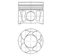 Kolben Trapezpleuel 83mm KOLBENSCHMIDT für ALFA ROMEO 159