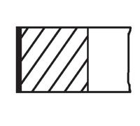 Kolbenringsatz MAHLE 030 55 N0