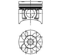 KOLBENSCHMIDT Kolben für OPEL 40392620