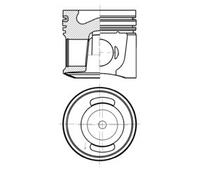 KOLBENSCHMIDT Kolben mit Ringen und Bolzen 4.12TCE