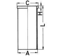 KOLBENSCHMIDT Zylinderlaufbuchse 88588190