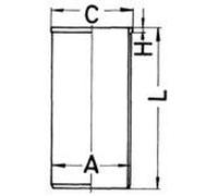 KOLBENSCHMIDT Zylinderlaufbuchse 100mm für TOYOTA 89823190